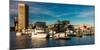 Panoramic view of Baltimore Inner Harbour, Maryland-null-Mounted Photographic Print