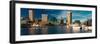 Panoramic view of Baltimore Inner Harbour, Maryland-null-Framed Photographic Print