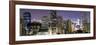 Panoramic View of Bangkok at Night from Rembrandt Hotel and Towers-Lee Frost-Framed Photographic Print