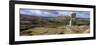 Panoramic view of Bowerman's Nose granite rock formation, near Manaton, Dartmoor National Park-Stuart Black-Framed Photographic Print