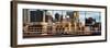 Panoramic View of Brooklyn Bridge of the Watchtower Building-Philippe Hugonnard-Framed Photographic Print