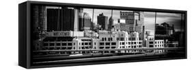 Panoramic View of Brooklyn Bridge of the Watchtower Building-Philippe Hugonnard-Framed Stretched Canvas