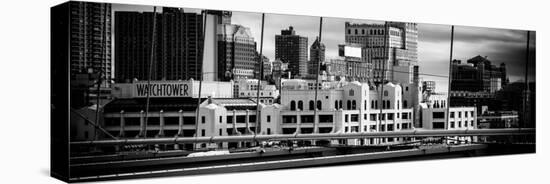 Panoramic View of Brooklyn Bridge of the Watchtower Building-Philippe Hugonnard-Stretched Canvas