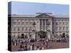 Panoramic View of Buckingham Palace, London, England, United Kingdom-Raj Kamal-Stretched Canvas