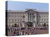 Panoramic View of Buckingham Palace, London, England, United Kingdom-Raj Kamal-Stretched Canvas