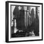 Panoramic View of Buildings in Lower Manhattan Taken from the New Jersey Banks of the Hudson River-Andreas Feininger-Framed Photographic Print