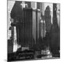 Panoramic View of Buildings in Lower Manhattan Taken from the New Jersey Banks of the Hudson River-Andreas Feininger-Mounted Photographic Print