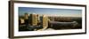 Panoramic view of Busch Stadium and St. Louis, MO skyline at sunset-null-Framed Photographic Print