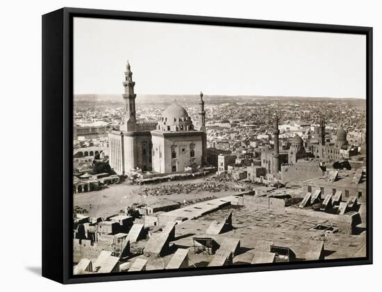 Panoramic View of Cairo by Francis Frith-null-Framed Stretched Canvas