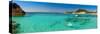 Panoramic View of Cala Corsara Cove at Maddalena Archipelago in Sardinia-naumoid-Stretched Canvas