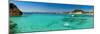 Panoramic View of Cala Corsara Cove at Maddalena Archipelago in Sardinia-naumoid-Mounted Photographic Print