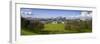 Panoramic View of Canary Wharf, the Millennium Dome, and City of London-Charlie Harding-Framed Premium Photographic Print