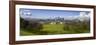 Panoramic View of Canary Wharf, the Millennium Dome, and City of London-Charlie Harding-Framed Photographic Print