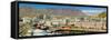 Panoramic view of Cape Grace Hotel and Waterfront, Cape Town, South Africa-null-Framed Stretched Canvas