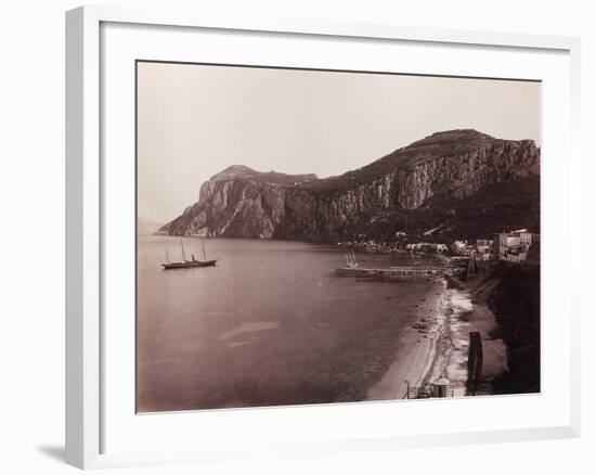 Panoramic View of Capri-Giorgio Sommer-Framed Giclee Print