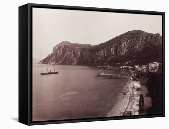 Panoramic View of Capri-Giorgio Sommer-Framed Stretched Canvas