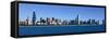 Panoramic View of Chicago Harbor, Chicago, Il-null-Framed Stretched Canvas