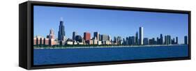 Panoramic View of Chicago Harbor, Chicago, Il-null-Framed Stretched Canvas