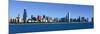 Panoramic View of Chicago Harbor, Chicago, Il-null-Mounted Photographic Print