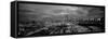 Panoramic view of Chicago, Illinois, USA-Panoramic Images-Framed Stretched Canvas