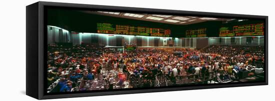 Panoramic View of Chicago Mercantile Exchange-null-Framed Stretched Canvas