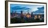 Panoramic View of Church Domes of San Miguel De Allende, Mexico in Twilight-Wirestock-Framed Photographic Print