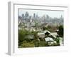 Panoramic View of City Centre, Kobe City, Kansai, Honshu Island, Japan-Christian Kober-Framed Photographic Print