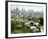 Panoramic View of City Centre, Kobe City, Kansai, Honshu Island, Japan-Christian Kober-Framed Photographic Print