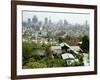 Panoramic View of City Centre, Kobe City, Kansai, Honshu Island, Japan-Christian Kober-Framed Photographic Print