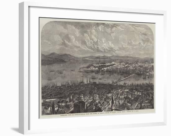 Panoramic View of Constantinople, from the Tower of Galata-Samuel Read-Framed Giclee Print