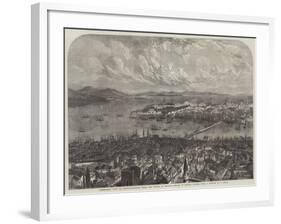 Panoramic View of Constantinople, from the Tower of Galata-Samuel Read-Framed Giclee Print