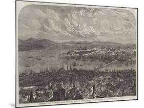 Panoramic View of Constantinople, from the Tower of Galata-Samuel Read-Mounted Giclee Print