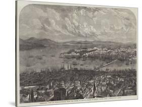 Panoramic View of Constantinople, from the Tower of Galata-Samuel Read-Stretched Canvas