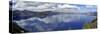 Panoramic View of Crater Lake, Oregon, USA-Mark Taylor-Stretched Canvas