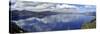 Panoramic View of Crater Lake, Oregon, USA-Mark Taylor-Stretched Canvas