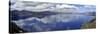 Panoramic View of Crater Lake, Oregon, USA-Mark Taylor-Stretched Canvas