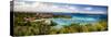Panoramic View of Cruz Bay Harbor, St John, USVI-George Oze-Stretched Canvas