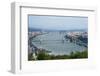 Panoramic View of Danube River and the Buda and Pest Sides of the City from the Citadel-Kimberly Walker-Framed Photographic Print