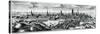 Panoramic View of Danzig (Gdansk), 18th Century-null-Stretched Canvas