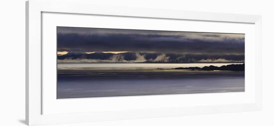 Panoramic View of Dawn Breaking across the Sound of Raasay and the Isle of Rona-John Woodworth-Framed Photographic Print