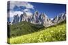 Panoramic View of Dolomite Alps and Forest, Northern Italy-null-Stretched Canvas