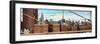 Panoramic View of Downtown Manhattan from the Brooklyn Bridge-Philippe Hugonnard-Framed Photographic Print