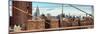 Panoramic View of Downtown Manhattan from the Brooklyn Bridge-Philippe Hugonnard-Mounted Photographic Print