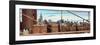 Panoramic View of Downtown Manhattan from the Brooklyn Bridge-Philippe Hugonnard-Framed Photographic Print