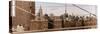 Panoramic View of Downtown Manhattan from the Brooklyn Bridge-Philippe Hugonnard-Stretched Canvas