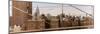 Panoramic View of Downtown Manhattan from the Brooklyn Bridge-Philippe Hugonnard-Mounted Photographic Print