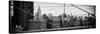 Panoramic View of Downtown Manhattan from the Brooklyn Bridge-Philippe Hugonnard-Stretched Canvas