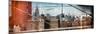 Panoramic View of Downtown Manhattan from the Brooklyn Bridge-Philippe Hugonnard-Mounted Photographic Print