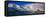 Panoramic View of Ecological Tourists in Inflatable Zodiac Boats-null-Framed Stretched Canvas