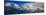 Panoramic View of Ecological Tourists in Inflatable Zodiac Boats-null-Stretched Canvas